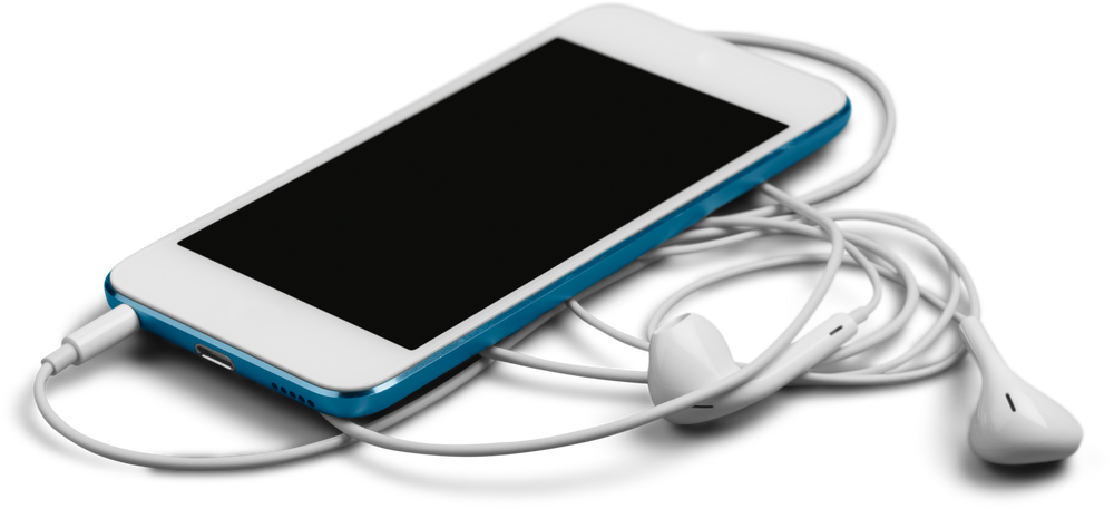 Mobile Phone with Earphones